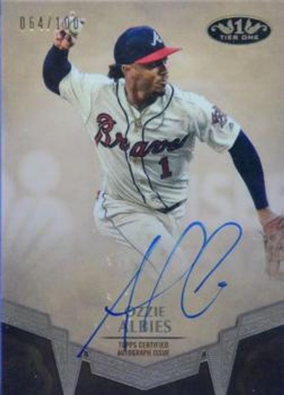 Ozzie Albies 2019 Topps Tier One #BA-OAL Break Out Autographs /250 RAW