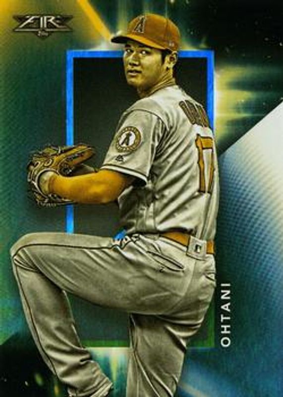 Shohei Ohtani 2019 Topps Fire #EF-9 En Fuego - Gold Minted RAW