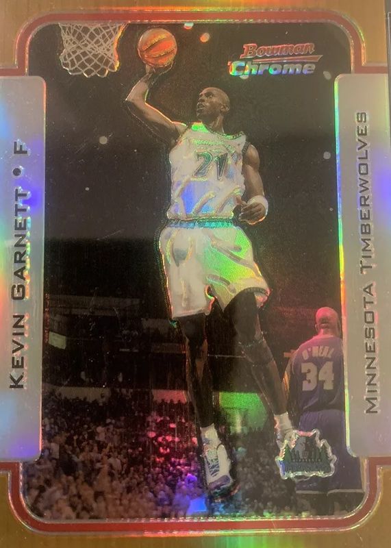 Kevin Garnett 2003 Bowman #60 Chrome - Gold Refractor /50 PSA 10