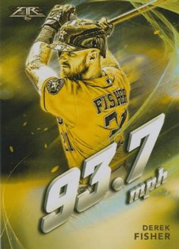 2019 Topps Fire #MV-11 Maximum Velocity - Gold Minted