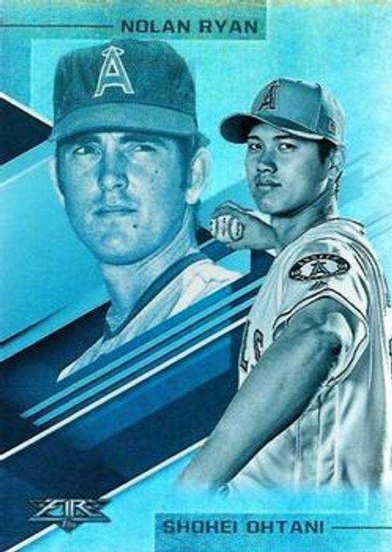 Shohei Ohtani 2019 Topps Fire #LL-15 Lasting Legacies - Blue Chip RAW