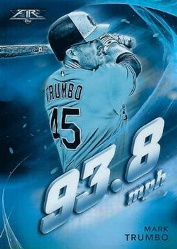 2019 Topps Fire #MV-10 Maximum Velocity - Blue Chip