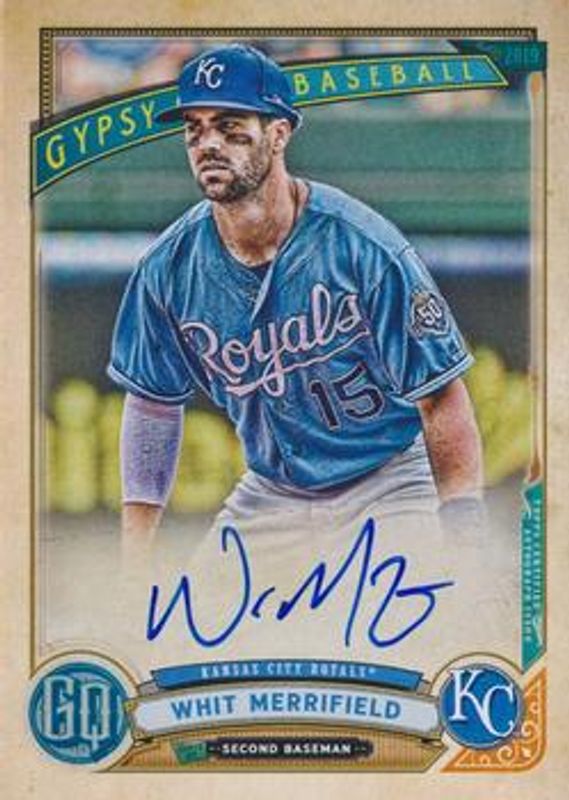 Whit Merrifield 2019 Topps Gypsy Queen #GQA-WM Autographs RAW
