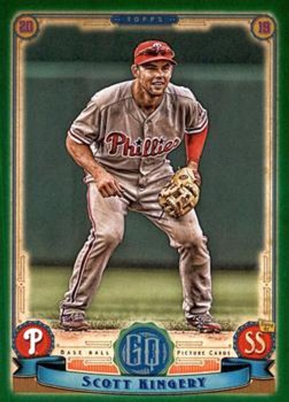 Scott Kingery 2019 Topps Gypsy Queen #209 Green RAW