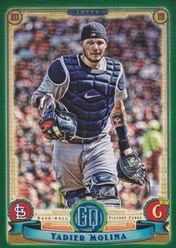 Yadier Molina 2019 Topps Gypsy Queen #6 Green RAW