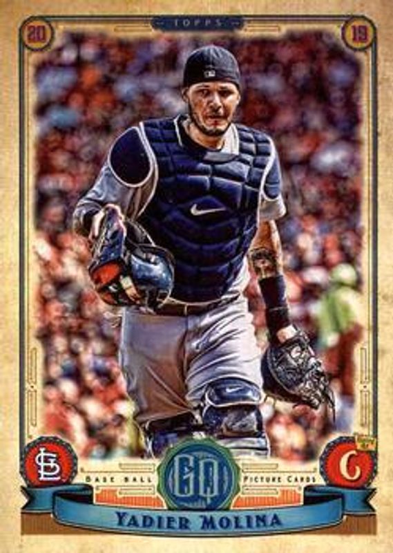 Yadier Molina 2019 Topps Gypsy Queen #6 Base RAW