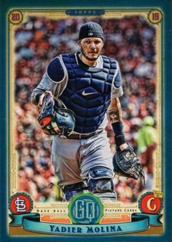 Yadier Molina 2019 Topps Gypsy Queen #6 Indigo /250 RAW