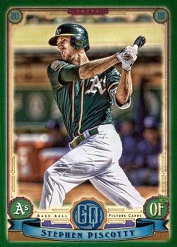 Stephen Piscotty 2019 Topps Gypsy Queen #163 Green RAW