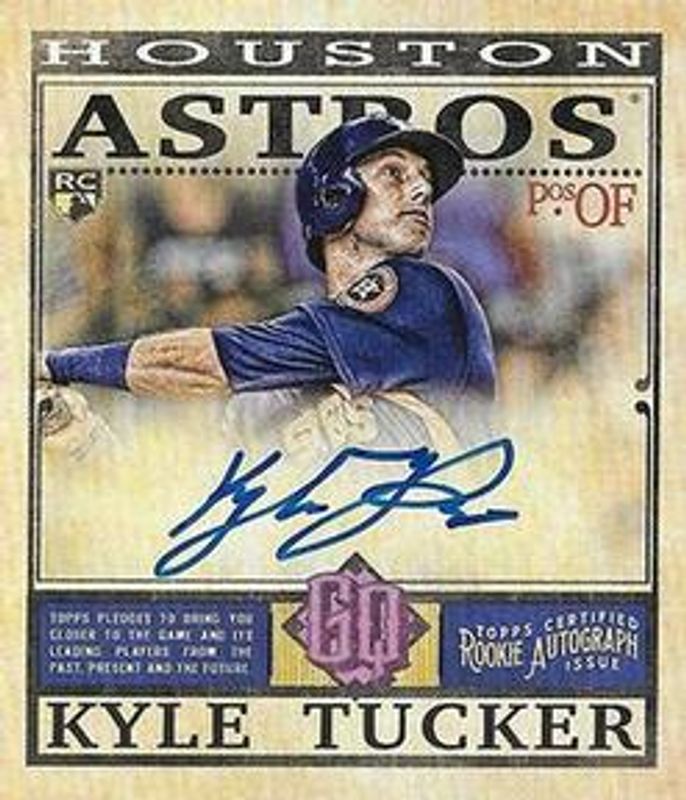 Kyle Tucker 2019 Topps Gypsy Queen #MRA-KT Mini Rookie Autographs /99 RAW