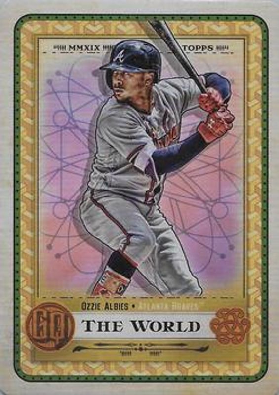 Ozzie Albies 2019 Topps Gypsy Queen #TOTD12 Tarot of the Diamond RAW