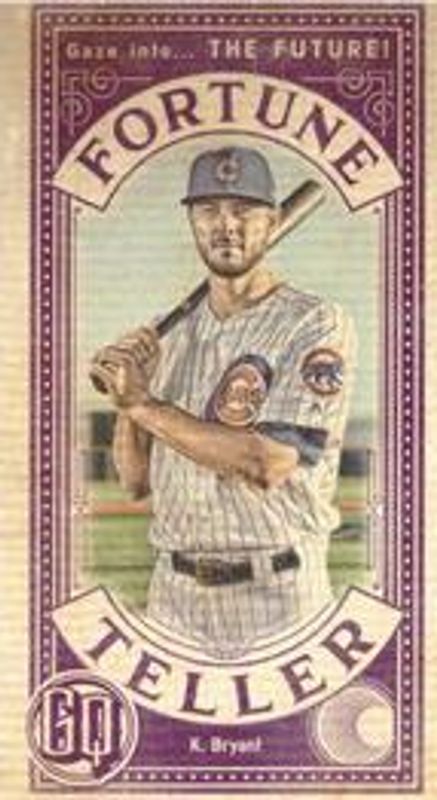 Kris Bryant 2019 Topps Gypsy Queen #FTM-KB Fortune Teller Minis RAW