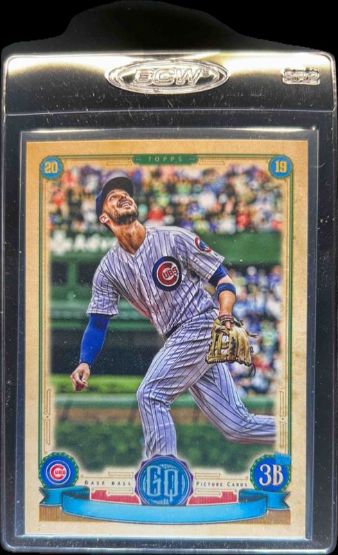 Kris Bryant 2019 Topps Gypsy Queen #100 Missing Nameplate RAW