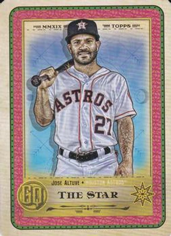 Jose Altuve 2019 Topps Gypsy Queen #TOTD19 Tarot of the Diamond RAW