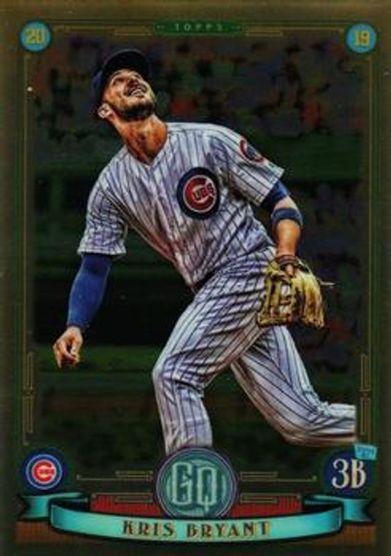 Kris Bryant 2019 Topps Gypsy Queen #100 Chrome Box Topper RAW