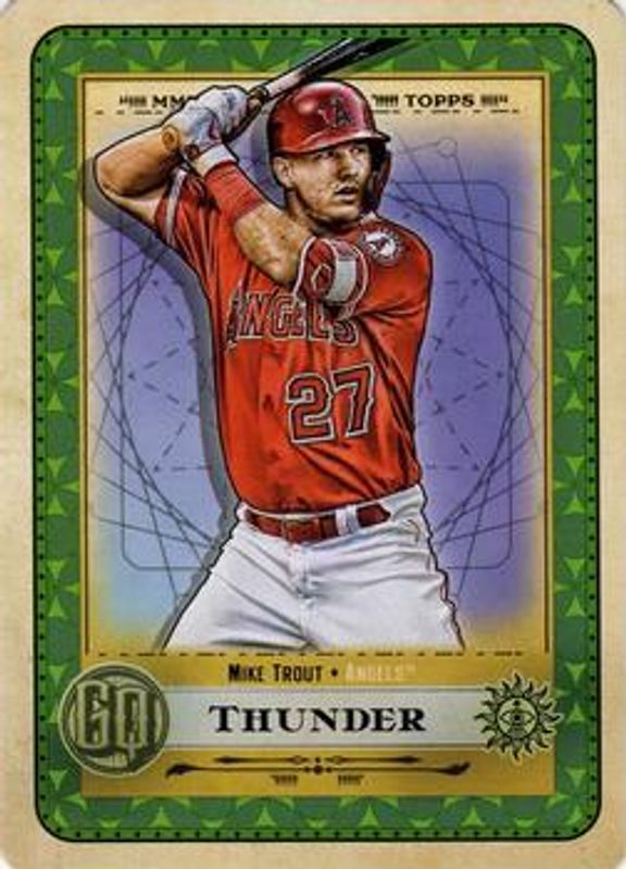 Mike Trout 2019 Topps Gypsy Queen #TOTD5 Tarot of the Diamond RAW