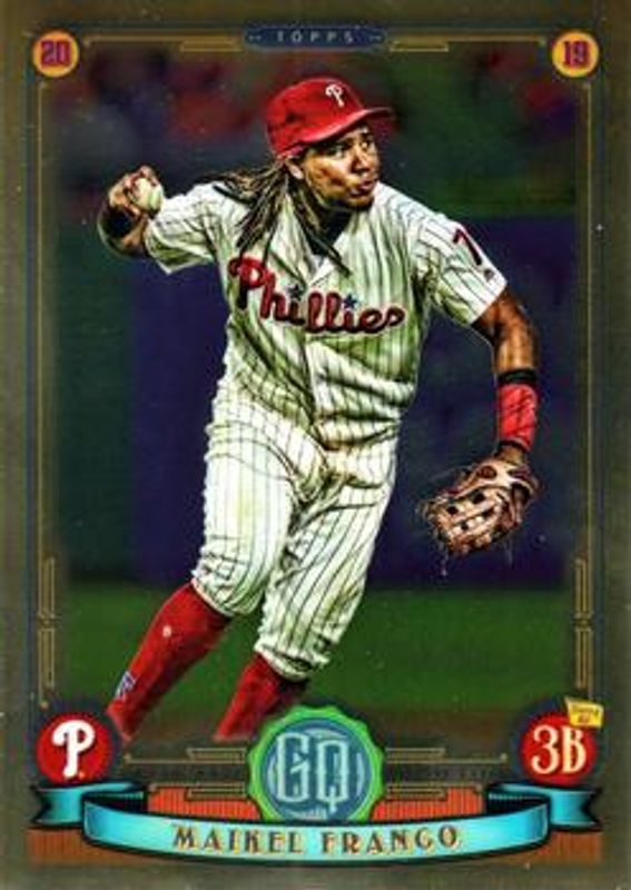 Maikel Franco 2019 Topps Gypsy Queen #69 Chrome Box Topper RAW
