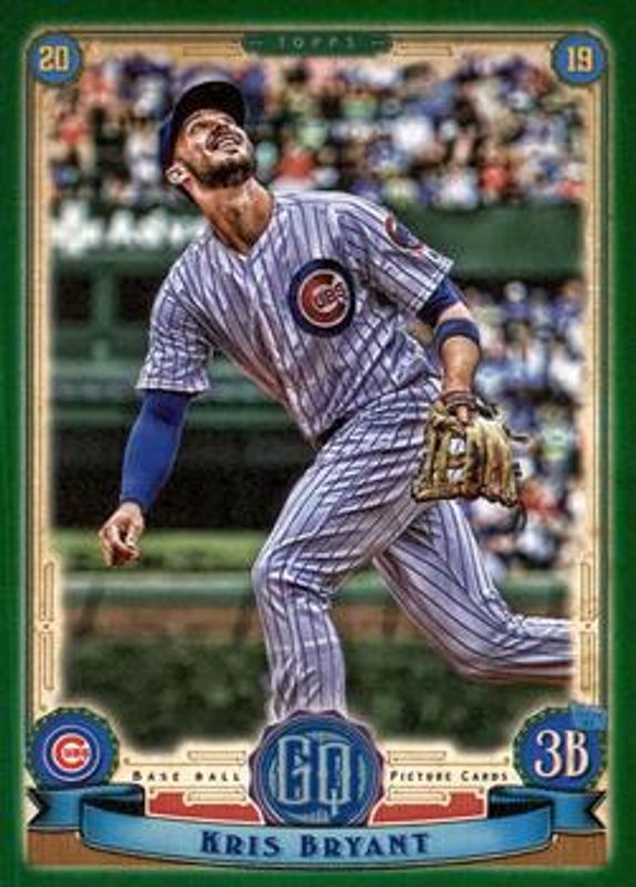 Kris Bryant 2019 Topps Gypsy Queen #100 Green RAW