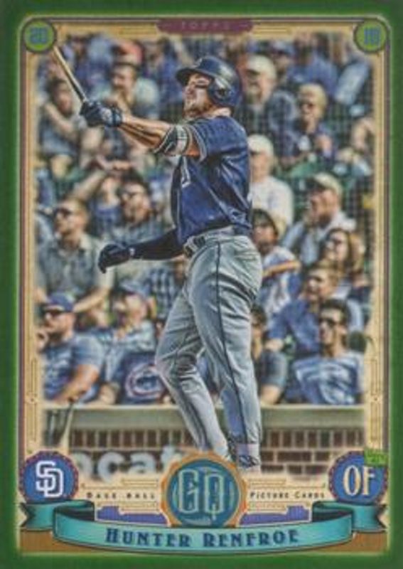 Hunter Renfroe 2019 Topps Gypsy Queen #28 Green RAW