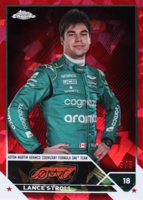 2023 Topps Chrome Formula 1 Sapphire Edition #43 Red /5