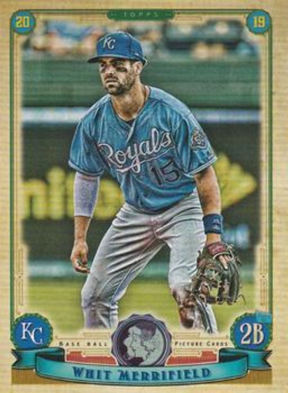 Whit Merrifield 2019 Topps Gypsy Queen #82 GQ Logo Swap RAW