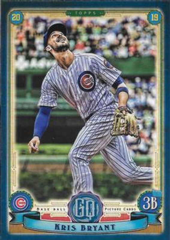 Kris Bryant 2019 Topps Gypsy Queen #100 Indigo /250 RAW