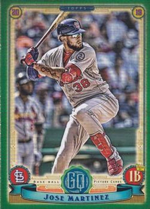 Jose Martinez 2019 Topps Gypsy Queen #266 Green RAW