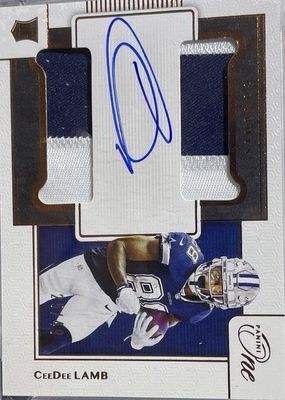 2020 One #35 Rookie Dual Patch Auto - Bronze (/49)