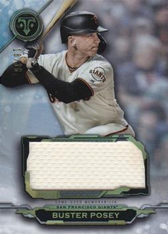 Buster Posey 2019 Topps Triple Threads #SJR-BP1 Single Jumbo Relics /36 RAW