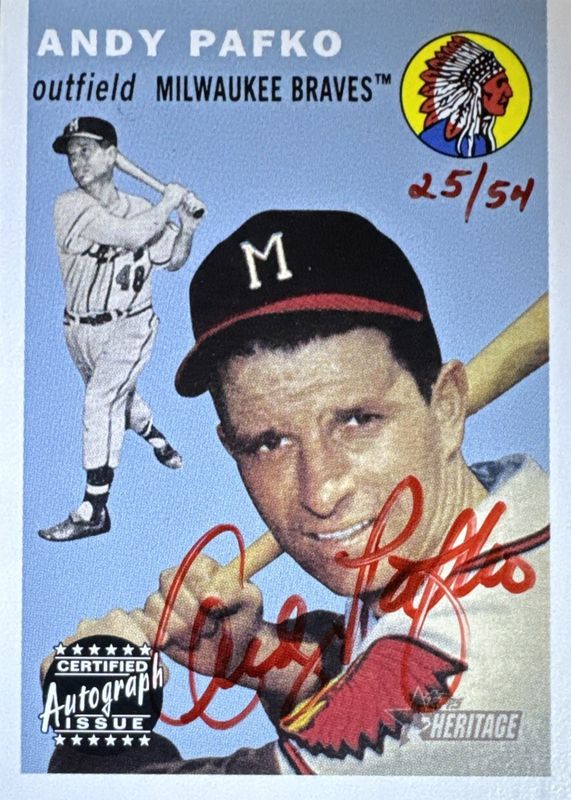 2003 Topps Heritage #RO-AP Real One Autographs - Red Ink /54