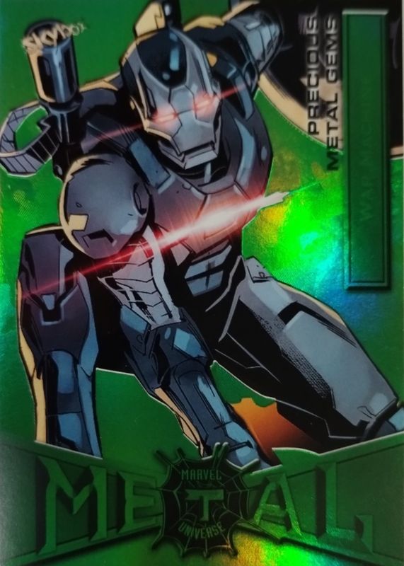 2021 Skybox Marvel Metal Universe Spider-Man #96 Precious Metal Gems Green /10