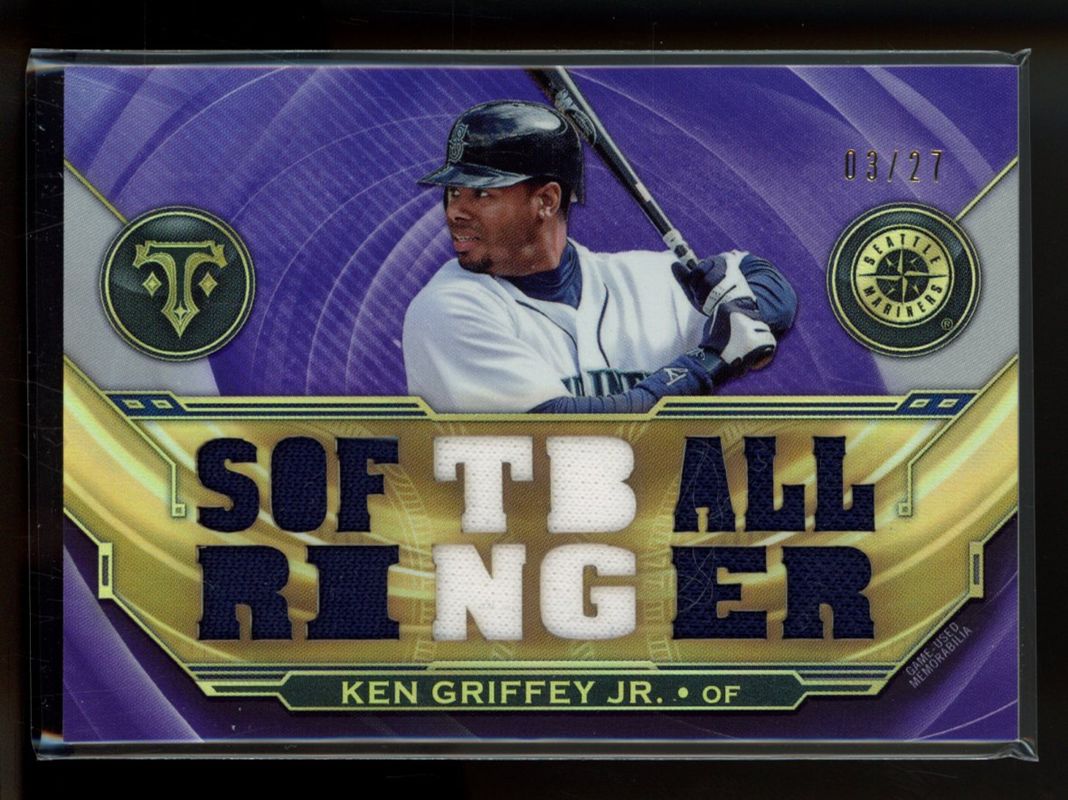 Ken Griffey Sr. 2019 Topps Triple Threads #TTR-KG Relics - Amethyst /27 RAW