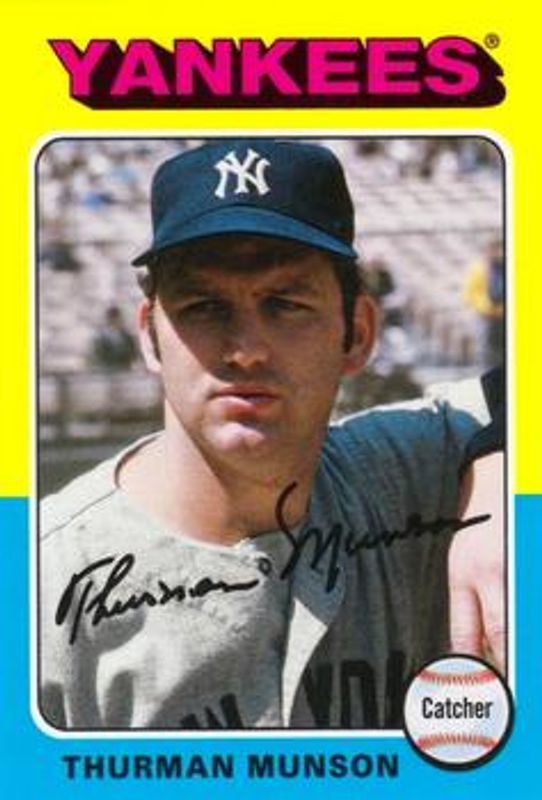 Thurman Munson 2019 Topps Archives #75M-51 1975 Topps Mini RAW