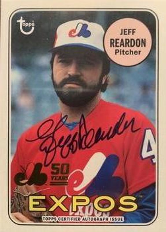 2019 Topps Archives #MTLA-JR 50th Anniversary of the Montréal Expos Autographs - Gold Foil Logo /50
