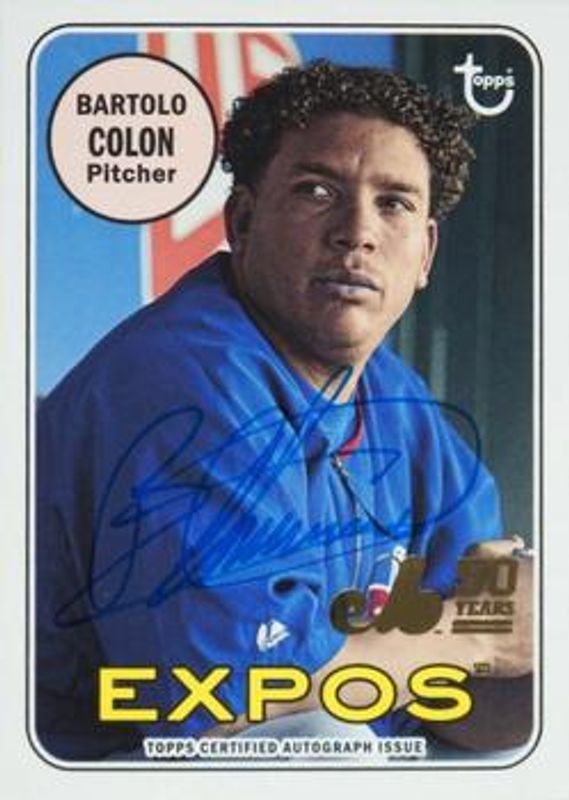 2019 Topps Archives #MTLA-BC 50th Anniversary of the Montréal Expos Autographs - Gold Foil Logo /50