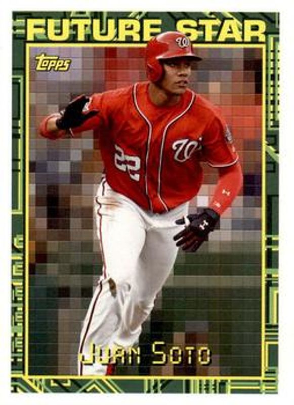 Juan Soto 2019 Topps Archives #94FS-2 1994 Topps Future Stars RAW