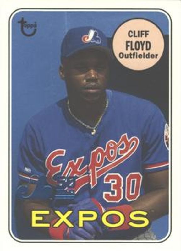 2019 Topps Archives #MTL-CF 50th Anniversary of the Montréal Expos - Blue Foil Logo /150