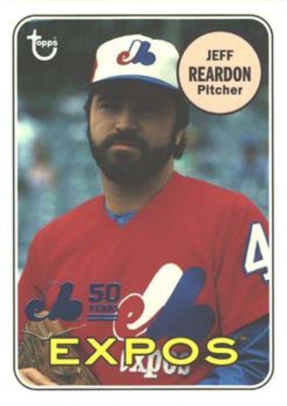 2019 Topps Archives #MTL-JR 50th Anniversary of the Montréal Expos - Blue Foil Logo /150