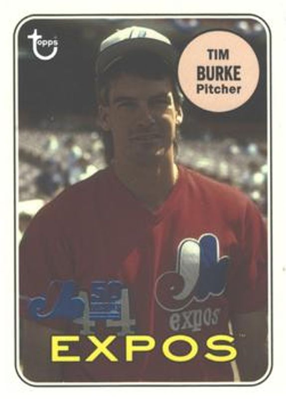 2019 Topps Archives #MTL-TB 50th Anniversary of the Montréal Expos - Blue Foil Logo /150