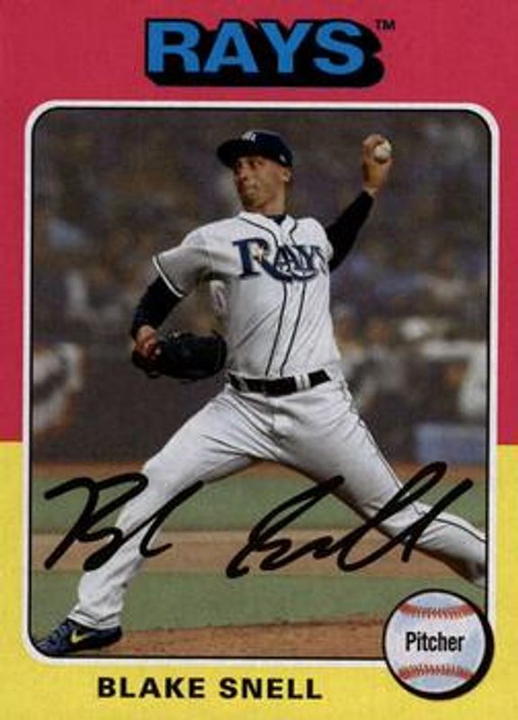 Blake Snell 2019 Topps Archives #156 Base RAW