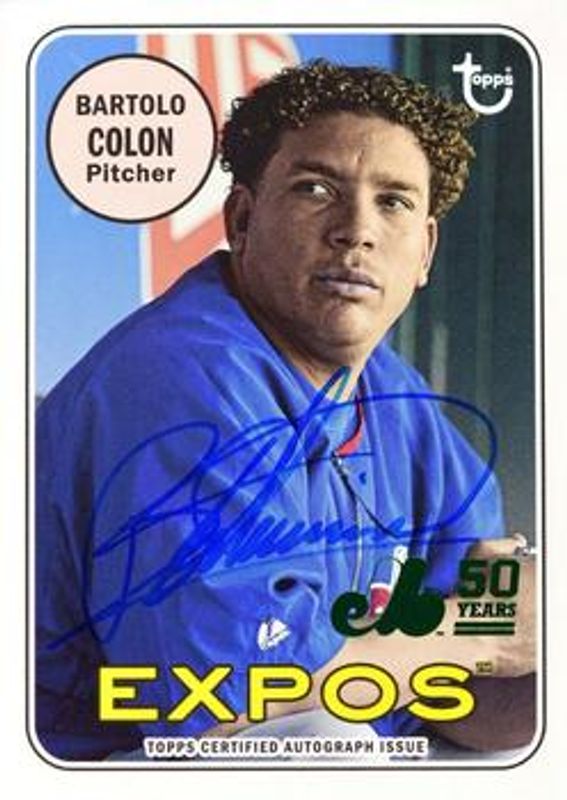 2019 Topps Archives #MTLA-BC 50th Anniversary of the Montréal Expos Autographs