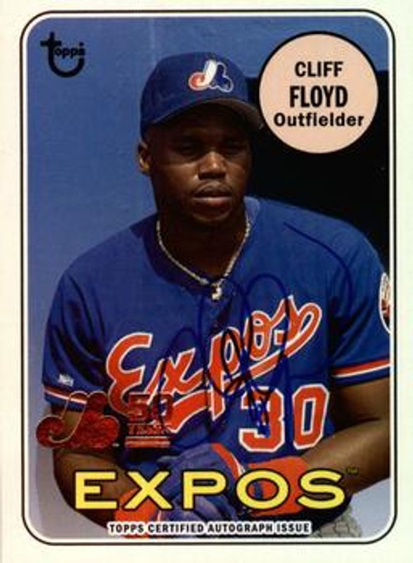 2019 Topps Archives #MTLA-CF 50th Anniversary of the Montréal Expos Autographs