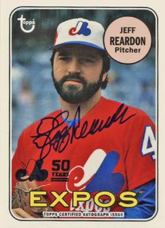 2019 Topps Archives #MTLA-JR 50th Anniversary of the Montréal Expos Autographs