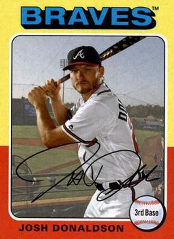 Josh Donaldson 2019 Topps Archives #177 Base RAW