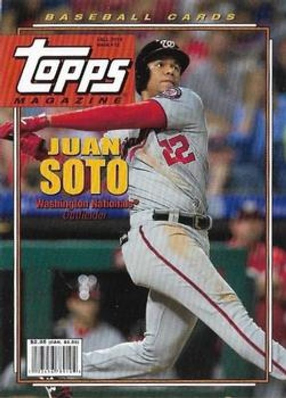 Juan Soto 2019 Topps Archives #TM-9 Topps Magazine RAW
