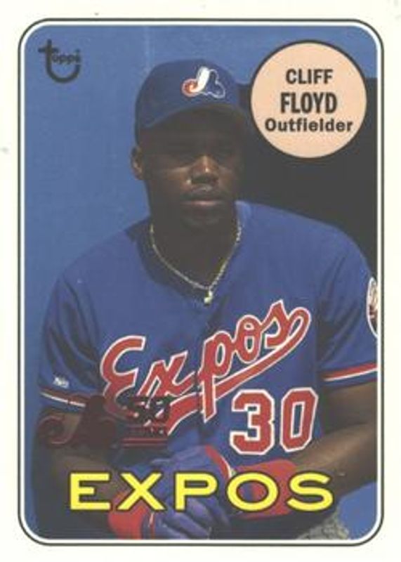 2019 Topps Archives #MTL-CF 50th Anniversary of the Montréal Expos - Red Foil Logo /10