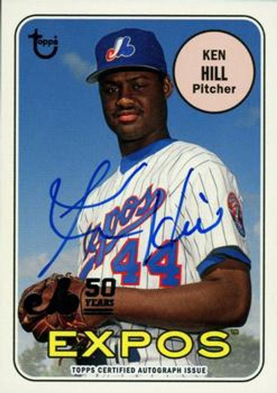2019 Topps Archives #MTLA-KH 50th Anniversary of the Montréal Expos Autographs