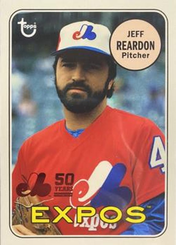 2019 Topps Archives #MTL-JR 50th Anniversary of the Montréal Expos - Red Foil Logo /10