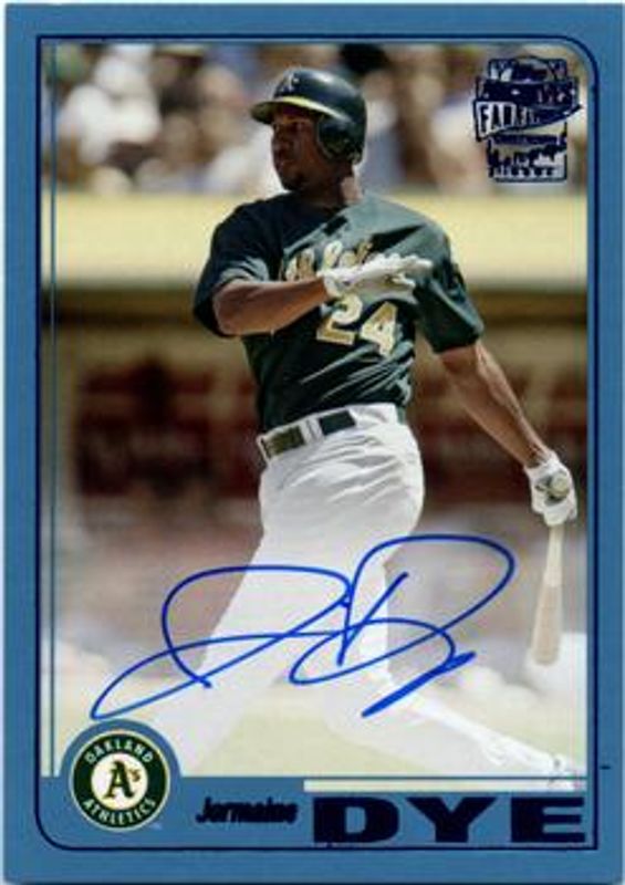 2019 Topps Archives #FFA-JD Fan Favorite Autographs - Blue /25