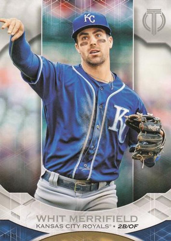 Whit Merrifield 2019 Topps Tribute #72 5x7 Jumbos /49 RAW