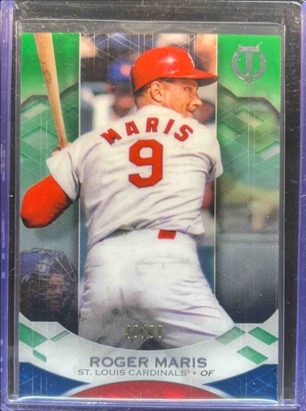 Roger Maris 2019 Topps Tribute #59 Green /99 RAW